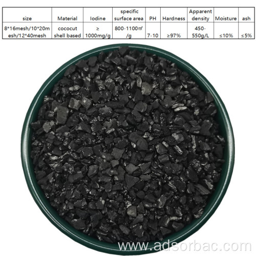 VOC Adsorption Coal Based Granular Activated Carbon